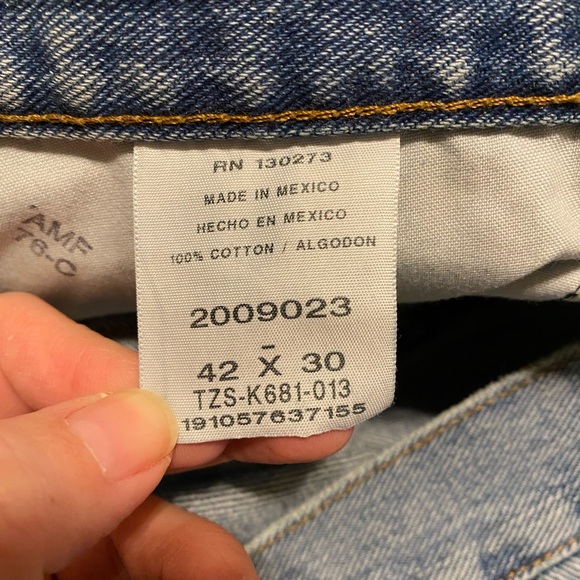 NWT MEN’S REGULAR FIT STRAIGHT LEG JEANS IN VINTAGE STONE SZ 42/30 - Picture 6 of 8